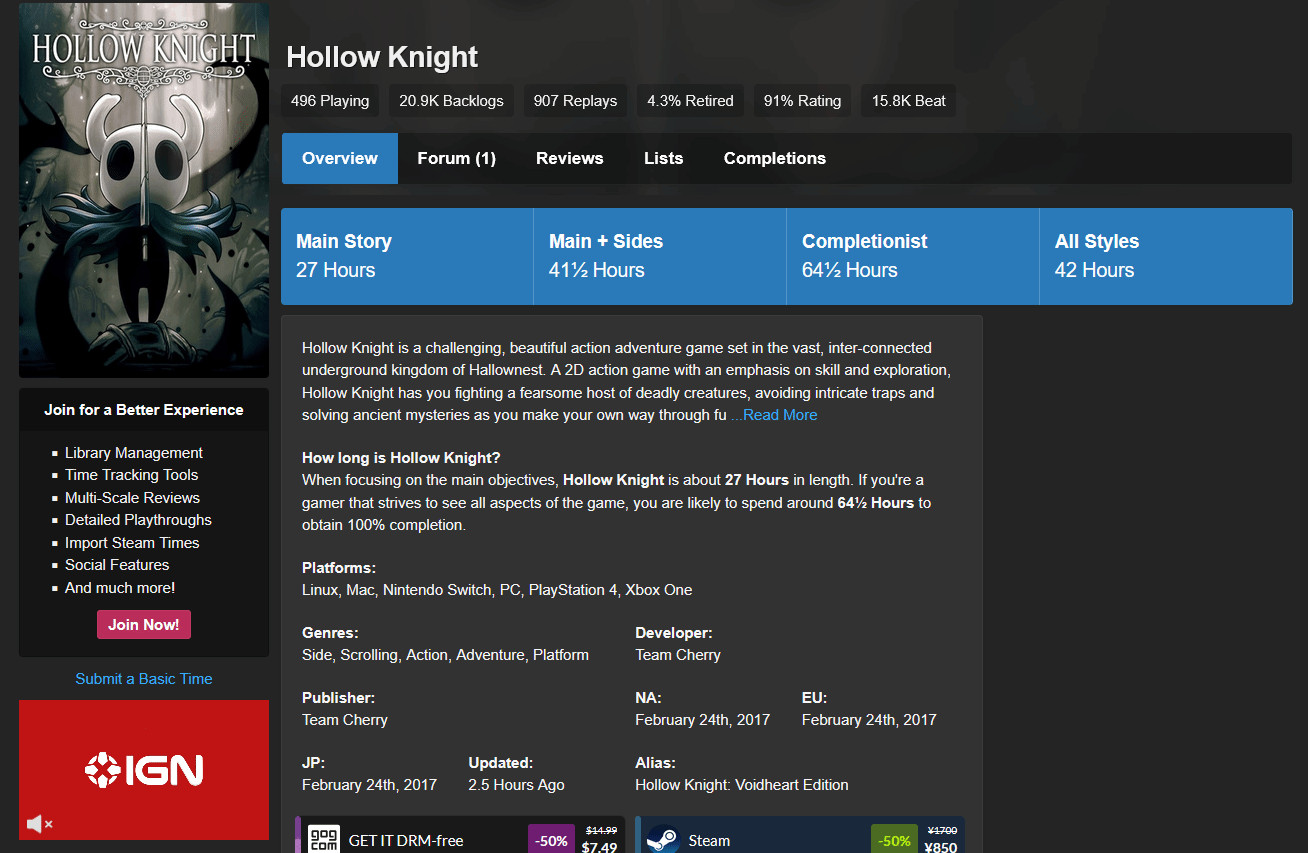 《空洞骑士丝之歌》定档9月4日 前作在线人数飙升！