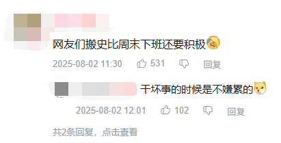 “搬史”的人只要继续搬就行了，而看的人要考虑的就很多了(图1)