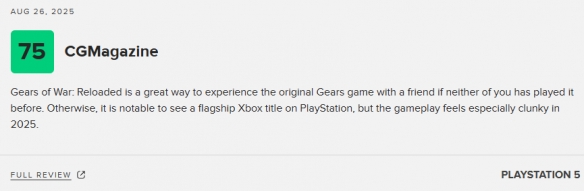 《战争机器：重装上阵》M站80分：重温经典的绝佳方式(图6)