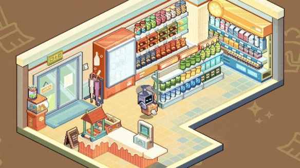 像素装修收纳游戏《呓语小镇》8月27日正式发售！首周9折仅售48.6元！欢迎成为可爱又奇异的小镇一份子！(图2)