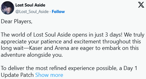 8月29日同步上线！《失落之魂》公布首发补丁详情(图1)