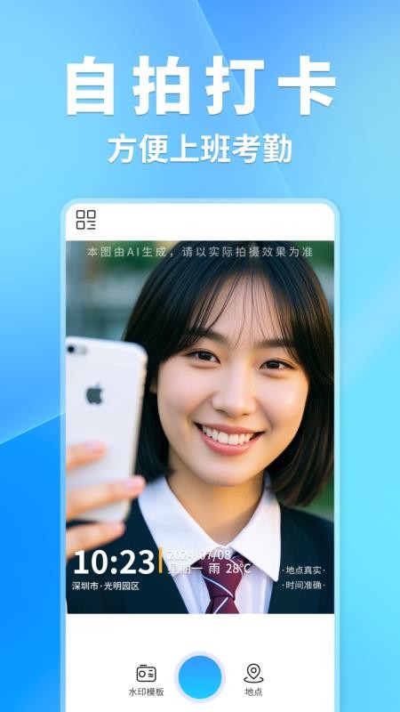 
快捷水印相机打卡