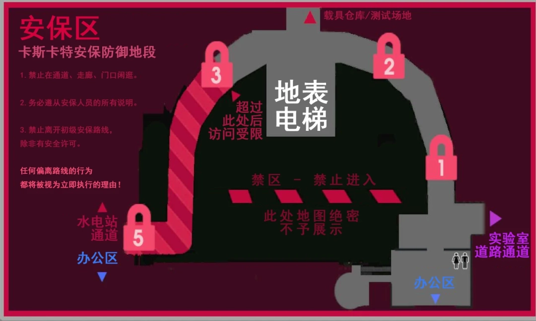 《非生物因素》游戏全重要区域地图分享