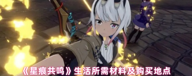 《星痕共鸣》生活所需材料及购买地点