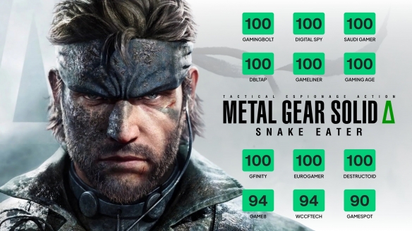 《合金装备3：重制版》媒体赞誉图公布！几乎全是满分(图1)