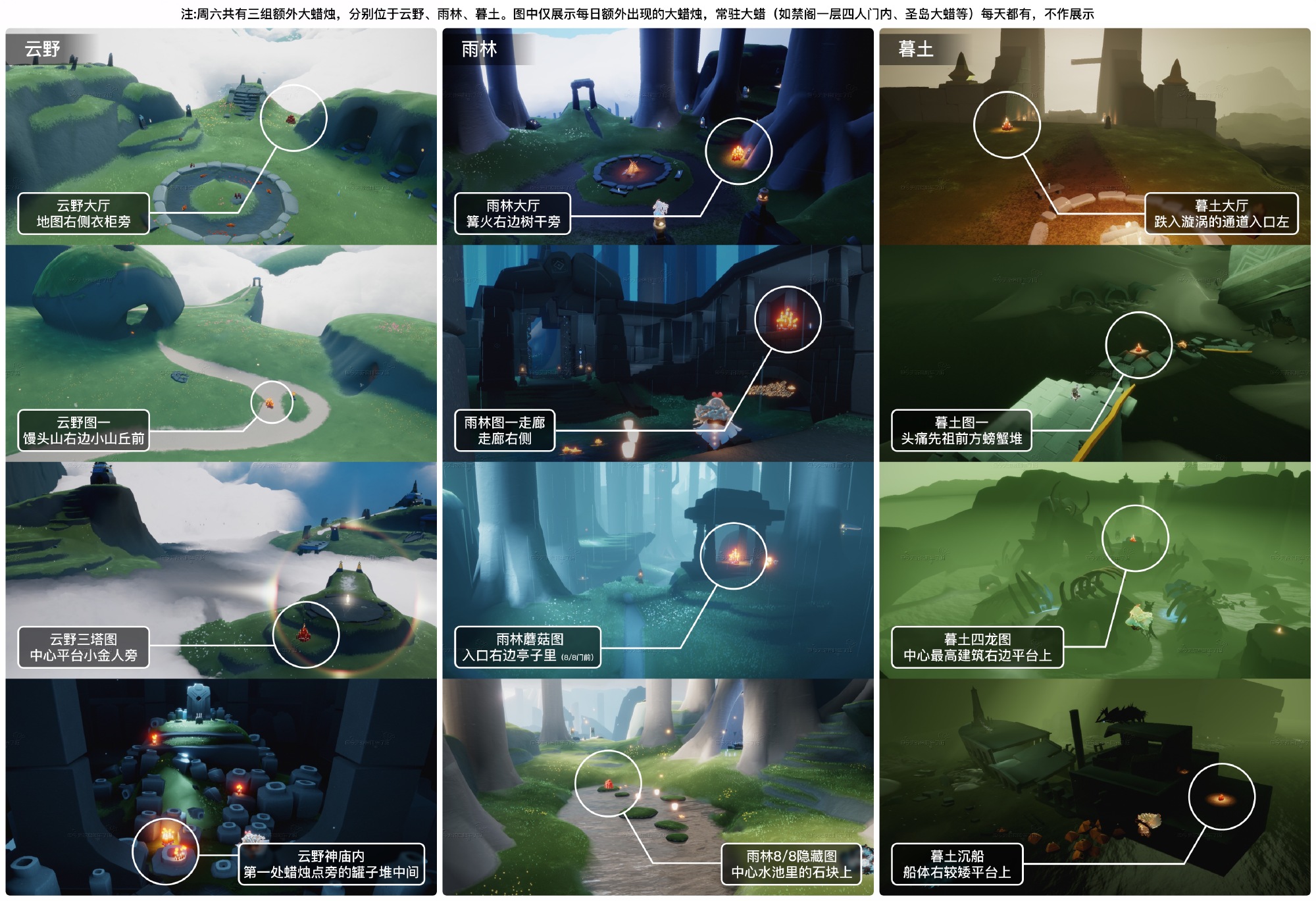 光遇8.30大蜡烛在哪里 光遇8月30日大蜡烛位置攻略(图2)