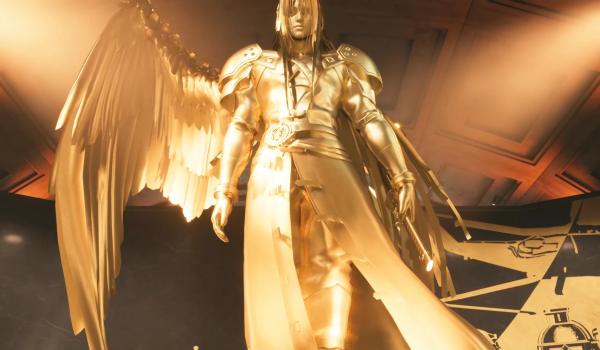 《FF7重生》萨菲罗斯雕像MOD！1:1还原毁灭之神降临特效