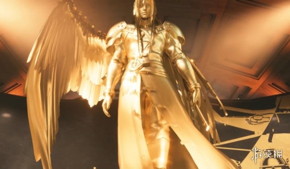 《FF7重生》萨菲罗斯雕像MOD！1:1还原毁灭之神降临特效(图1)