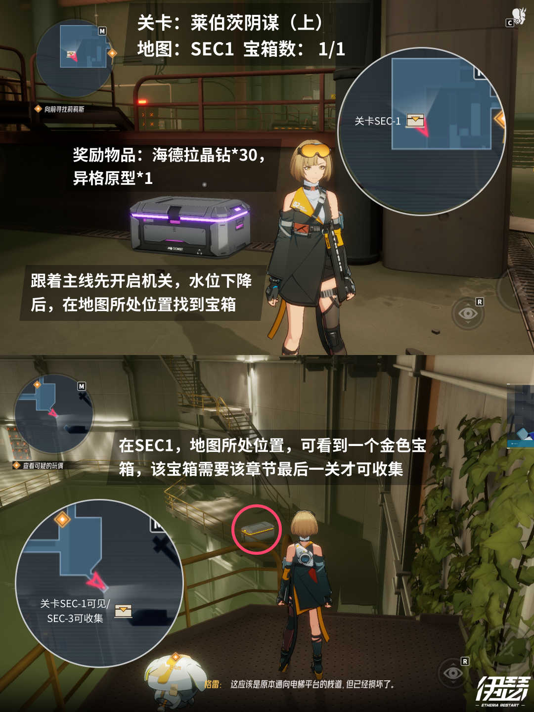 伊瑟莱伯茨阴谋宝箱位置与奖励攻略