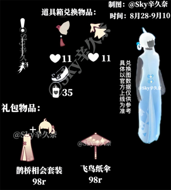 光遇2025七夕节兑换物品一览 光遇2025七夕节兑换物品有哪些(图2)