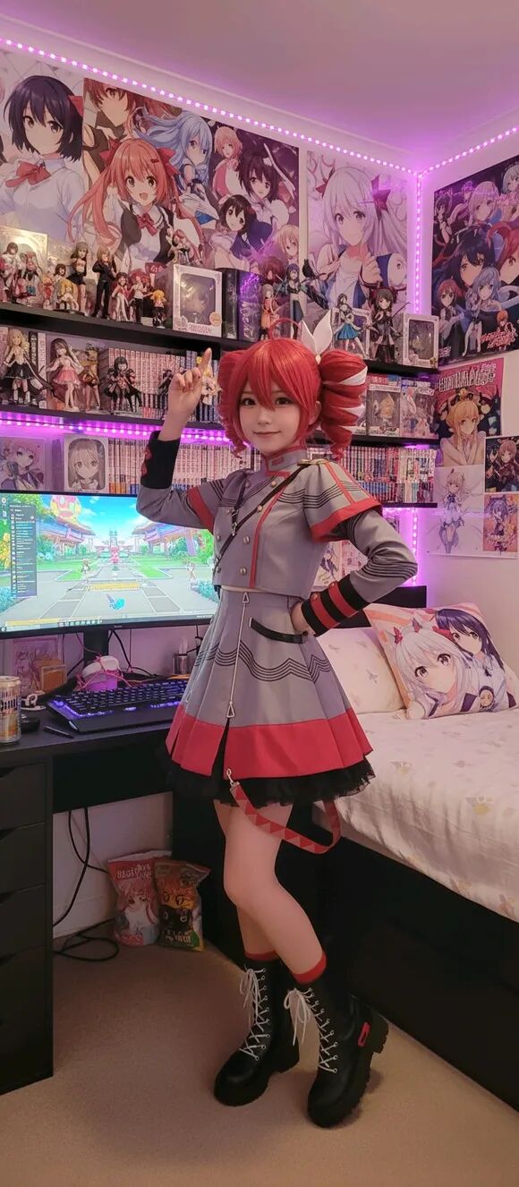 丝袜效果拔群！AI已经能生成难以分辨的手办图和cos照了(图5)