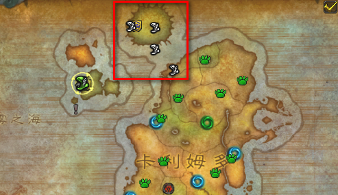 魔兽世界埃索达飞行点位置介绍1