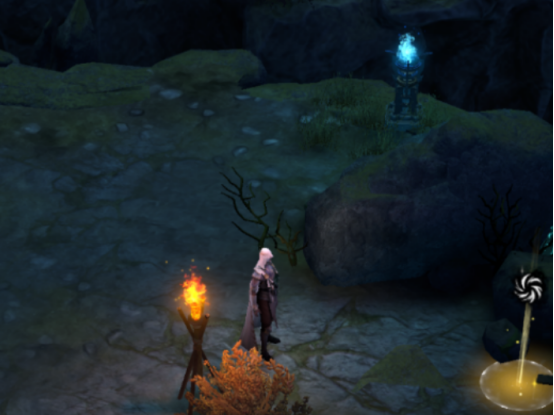 《地下城堡4：骑士与破碎编年史》暗火幽谷位置一览(图4)