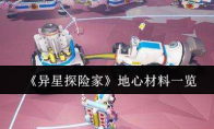 《异星探险家》地心材料一览