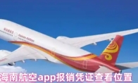 海南航空app报销凭证查看位置