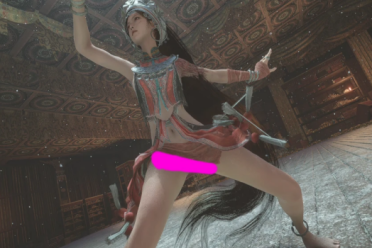 《明末》红衣少女MOD：动态刺绣流光+雨天避水特效