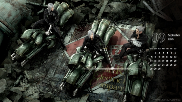 《最终幻想7RE》9月日历壁纸：三战士手握破坏神！(图3)