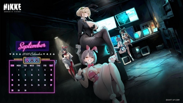 《胜利女神：妮姬》「特务兔女郎」与「花漾兔女郎」(图1)