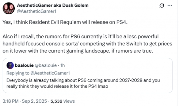 知名舅舅称《生化危机9》还会登陆PS4：进一步拉高销量(图3)