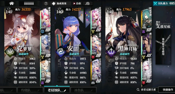 千年之旅侵蚀队阵容搭配推荐千年之旅侵蚀队阵容搭配推荐1