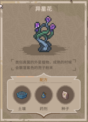 《呓语小镇》花店全花圃配方介绍