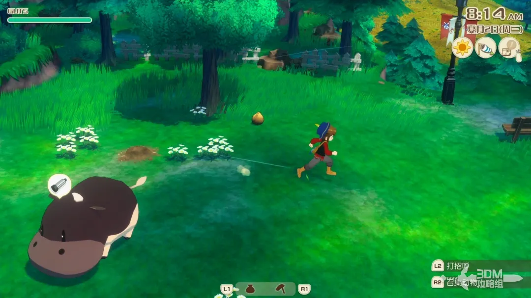 《牧场物语 来吧！风之繁华集市》全资源点位置 资源点介绍(图1)