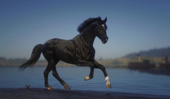 《荒野大镖客2》达雷舒里马种MOD！鬃毛流光特效+传说级耐力(图1)