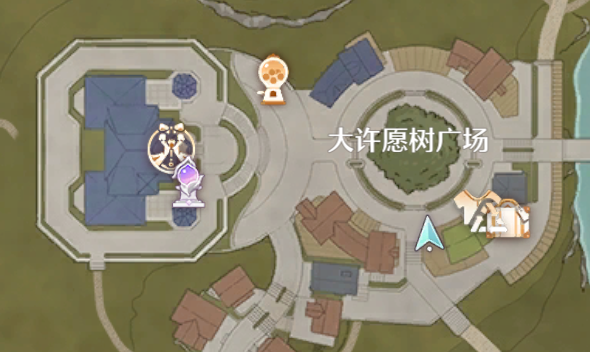 《无限暖暖》大世界家园家具图纸位置