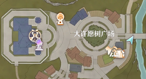 《无限暖暖》大世界家园家具图纸位置