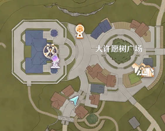 《无限暖暖》大世界家园家具图纸位置