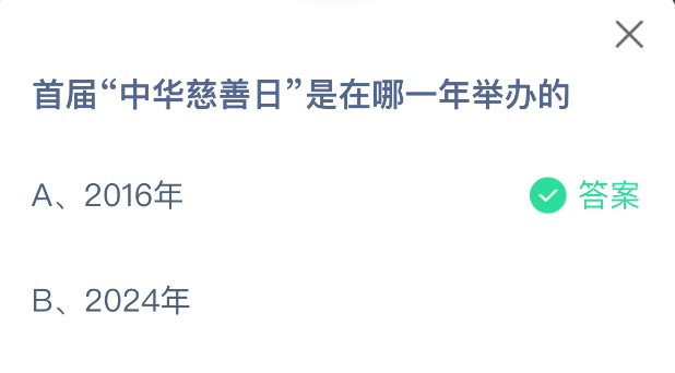 首届中华慈善日是在哪一年举办的(图2)