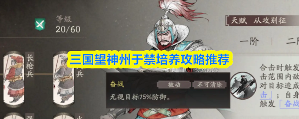三国望神州于禁培养攻略推荐