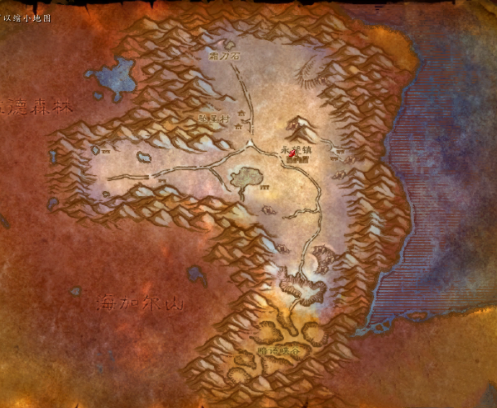 魔兽世界怀旧服黑海岸前往月光林地路线4