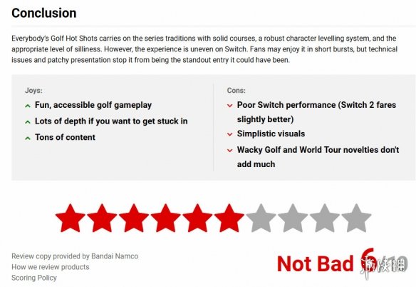 外媒评《全民高尔夫环球之旅》：内容海量但画面简单(图2)