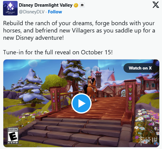 《迪士尼梦幻星谷》11月推出新DLC：引入马匹系统(图1)