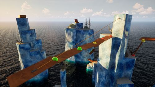 化身企鹅南极上搭建桥梁 独立游戏《连接》Steam上线(图6)