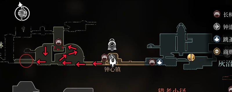 《空洞骑士：丝之歌》甲木林测绘师位置分享