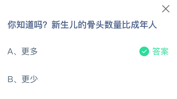 你知道吗？新生儿的骨头数量比成年人(图2)