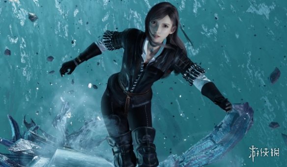 《最终幻想7重生》蒂法范格堡MOD！皮甲战痕+银剑挂件(图1)