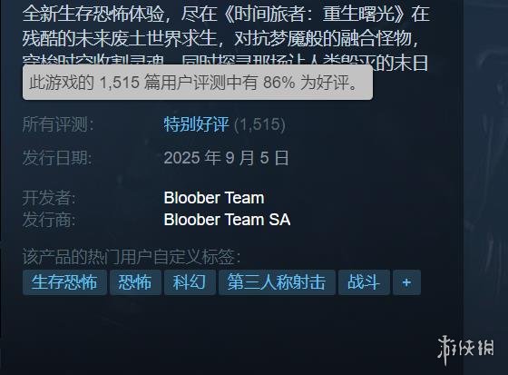 《时间旅者 重生曙光》Steam特别好评:满是经典的影子(图1)