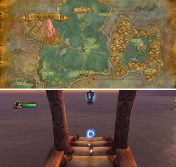 魔兽世界秘蓝岛前往秘血岛方法1