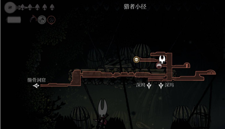 空洞骑士丝之歌猎者小径隐藏商人位置在哪里