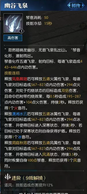 逆水寒老兵服神相技能简析