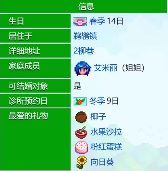 《星露谷物语》海莉好感度事件一览