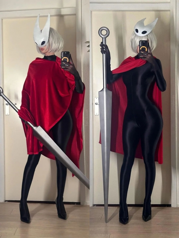 逆天！泰国小哥低成本cos《空洞骑士丝之歌》大黄蜂(图5)