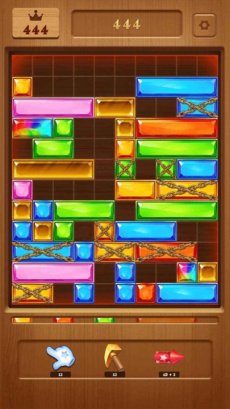 方块宝石滑消消