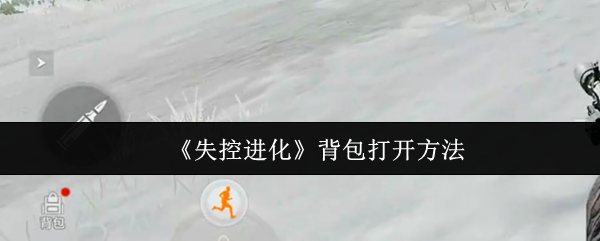 《失控进化》背包打开方法