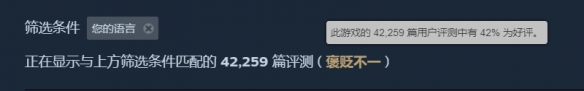 《丝之歌》Steam简中口碑小幅回暖：好评率升至42%(图2)