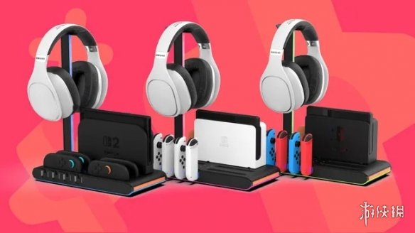 iMP发布Switch 2多功能充电底座：集成LED与卡带存储(图1)