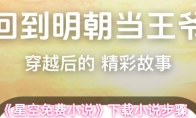 《星空免费小说》下载小说步骤